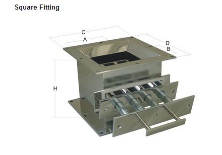 Grate magnet with housing